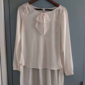 Lauren Conrad "runway" high-low blouse